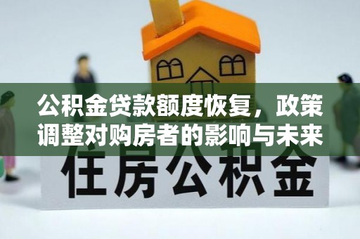 聊城公积金贷款额度恢复，政策调整对购房者的影响与未来展望