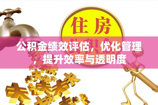 聊城公积金绩效评估，优化管理，提升效率与透明度
