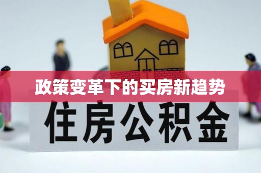 聊城政策变革下的买房新趋势