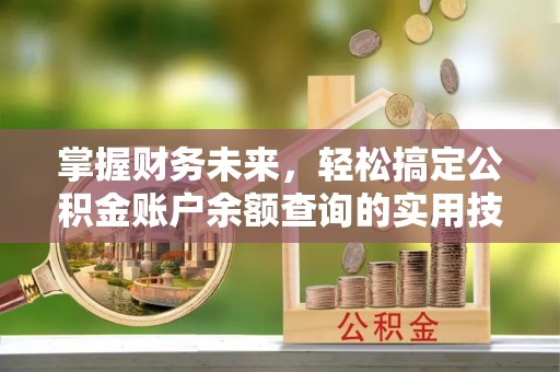 聊城掌握财务未来，轻松搞定公积金账户余额查询的实用技巧
