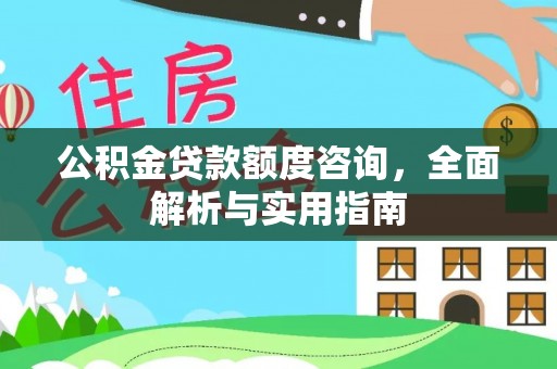 聊城公积金贷款额度咨询，全面解析与实用指南